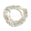 Electroplate Glass Beads Strands EGLA-S192-001A-B03-2