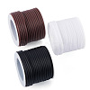 Craftdady 30M 3 Colors Hollow Pipe PVC Tubular Synthetic Rubber Cord RCOR-CD0001-02-3