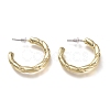 Brass Stud Earrings EJEW-P264-A09-G-1