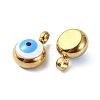 Ion Plating(IP) Real 18K Gold Plated 201 Stainless Steel Charms STAS-L024-020G-04-2