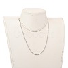 304 Stainless Steel Singapore Chain Necklaces NJEW-JN02930-03-4