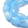 Natural Selenite Beads Strands G-F750-04-4