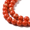 Synthetic Imperial Jasper Beads Strands G-I199-35-6mm-D-4