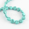 Synthetic Turquoise Bead Strands G-R190-20mm-01-2