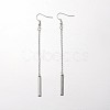 Trendy Stainless Steel Bar Dangle Earrings EJEW-JE01586-1