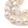 Electroplated Shell Pearl Beads Strands BSHE-C006-01C-3