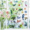 8 Sheets 8 Styles PVC Waterproof Wall Stickers DIY-WH0345-049-5