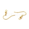 Brass Hoop Earring Findings KK-E098-01G-2