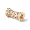 Eco-Friendly Rack Plating Brass Micro Pave Cubic Zirconia Beads KK-F835-26A-G-2