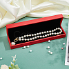 Rectangle PU Leather Necklace  Storage Boxes with Velvet Inside CON-WH0094-31D-02-4