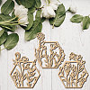 Laser Cut Basswood Welcome Sign WOOD-WH0113-118-5