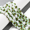 Printing Glass Beads for Necklaces Bracelets Making GLAA-B020-02A-04-2