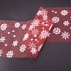 Snowflake Deco Mesh Ribbons OCOR-P010-G08-7