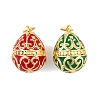 Brass Enamel Pendants KK-E112-13G-2