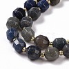 Natural Blue Aventurine Beads Strands G-G990-F02-4