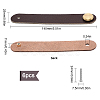 Leather Handle DIY-WH0182-20G-2