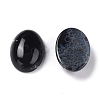 Oval Natural Dyed & Heated Black Agate Cabochons G-K020-18x13mm-01-4