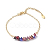 Electroplate Glass Beaded Bracelets BJEW-JB06574-4