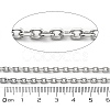 Tarnish Resistant Ion Plating(IP) 304 Stainless Steel Cable Chains CHS-H026-15P-2