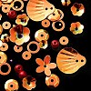 Rainbow Iridescent PVC Paillette/Sequins Beads & Links & Pendants PVC-C001-01D-3