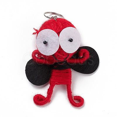 Woolen Yarn Thread Keychain KEYC-F037-07-1