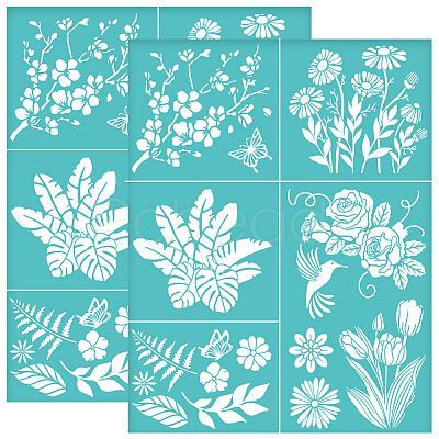 Self-Adhesive Silk Screen Printing Stencil DIY-WH0338-293-1