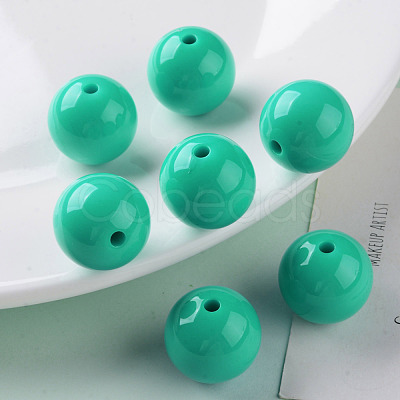 Opaque Acrylic Beads MACR-S370-C20mm-28-1