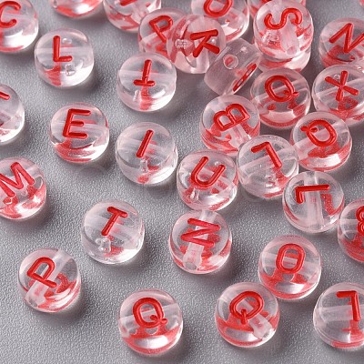 Transparent Clear Acrylic Beads MACR-N008-44D-1