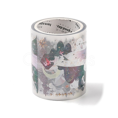 Moon Goddess Theme PET Waterproof Decorative Adhesive Tapes for DIY Scrapbooking TAPE-U001-01C-1