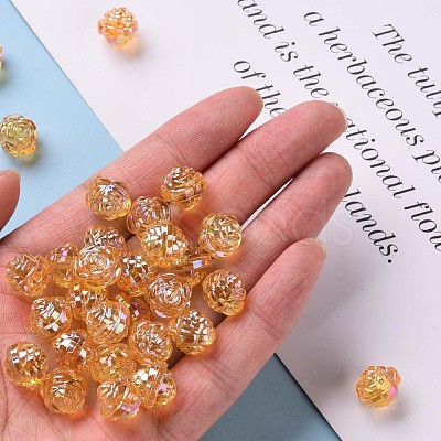 Transparent Acrylic Beads TACR-S154-33C-919-1