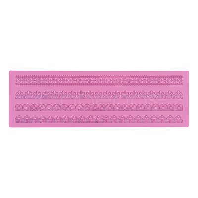 Silicone Embossing Lace Fondant Moulds BAKE-PW0001-724-1