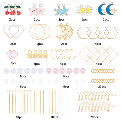 SUNNYCLUE DIY Dangle Earring Making Kits DIY-SC0012-67-1