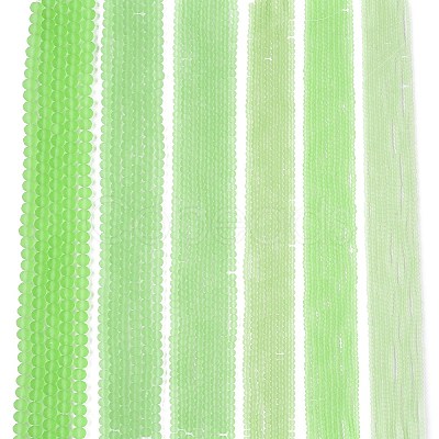 Transparent Glass Beads Strands EGLA-A044-T6mm-MD09-1