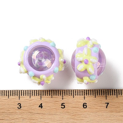 Opaque Acrylic Beads ACRC-H001-01I-1