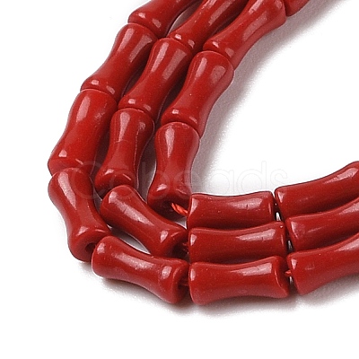 Dyed Synthetic Coral Beads Strands CORA-P010-03-1