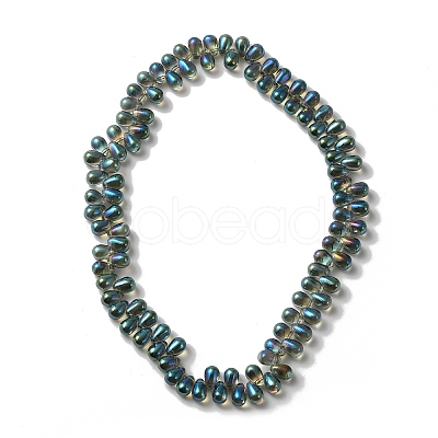 Electroplate Glass Beads GLAA-WH0023-29J-1