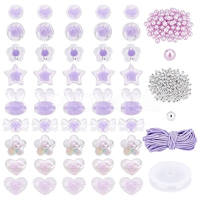 PandaHall Elite Transparent Acrylic Beads TACR-PH0001-36-1