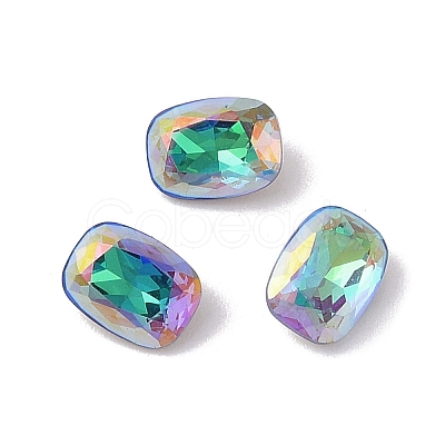 Glass Rhinestone Cabochons RGLA-L029-01A-SPLA-1