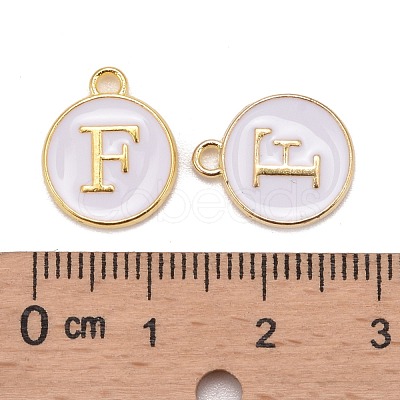 Golden Plated Alloy Charms X-ENAM-S118-01F-1