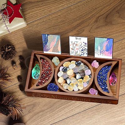 Wooden Tarot Card Display Stands PW-WG34821-01-1