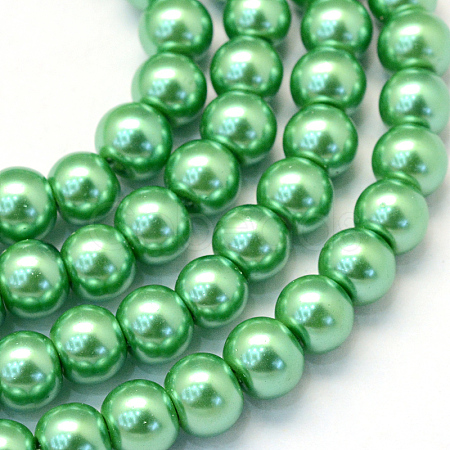 Baking Painted Glass Pearl Bead Strands HY-Q003-3mm-69-1