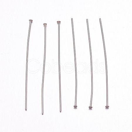 Tarnish Resistant 304 Stainless Steel Flat Head Pins STAS-H358-03A-1