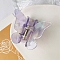 Butterfly Cellulose Acetate(Resin) Claw Hair Clips, Hair Accessories for Women Girls, Lilac, 48x41mm