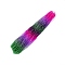 Baking Painted Glass Bead Strands, Bicone, Faceted, Colorful, 6x5.5mm, Hole: 1.2mm, about 47pcs/strand, 10.43''(26.5cm)