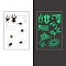 Hallowmas Luminous Glow in the Dark Removable Temporary Water Proof Tattoos Paper Stickers, Spider, 10x7.5cm