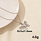 304 Stainless Steel Butterfly Pendant Necklaces, Chain Chain Necklaces