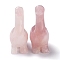 Natural Rose Quartz 3D Home Display Decorations, Dinosaur, 70x84x28mm