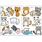 DIY Diamond Painting Kit, Including Resin Rhinestones Bag, Diamond Sticky Pen, Tray Plate and Glue Clay, Animals, Cat Shape, 180x130x2mm