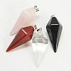 Natural & Synthetic Mixed Stone Pendants G-I023-M-1