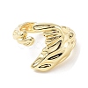 Brass Open Cuff Rings for Women RJEW-D016-03G-2